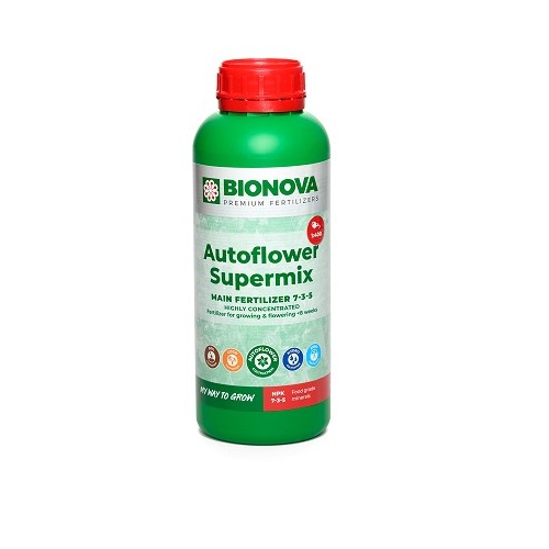 BIONOVA AUTOFLOWER SUPERMIX 1L - engrais all in one pour plantes à floraison automatique
