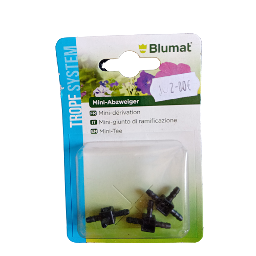 Dérivation T 3mm Blumat - Pack de 3