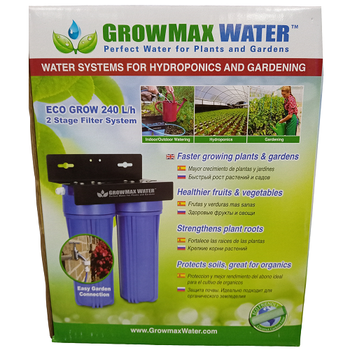 Eco Grow 240L/h Filtre Osmoseur - GROWMAX WATER