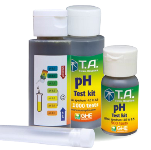 KIT TEST DE PH TERRA AQUATICA - kit pour 300 tests pH
