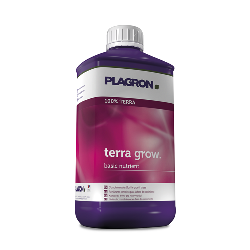 PLAGRON TERRA GROW 1L - engrais liquide de croissance pour culture en terre