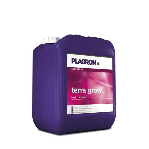 PLAGRON TERRA GROW 5L - engrais minéral liquide de croissance pour culture en terre