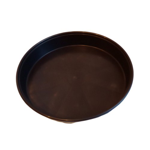Soucoupe ronde 35cm diamètre - noire - sous pot