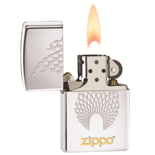 Zippo Checked - briquet à essence - Jardins Alternatifs