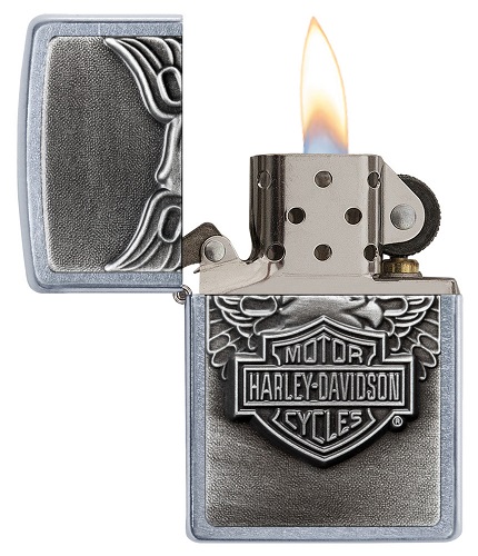 Zippo Iron Eagle Harley Davidson® - briquet à essence - Jardins Alternatifs